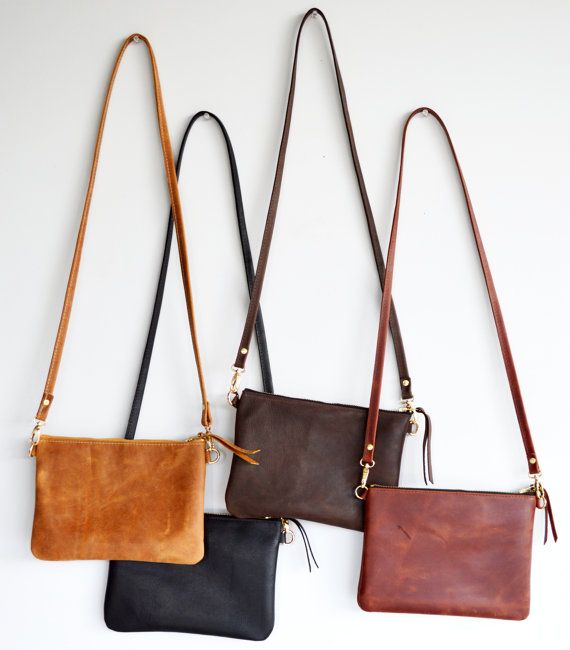 leather crossbody bag / minimalist bag / small leather bag / leather purse NVRQLSQ