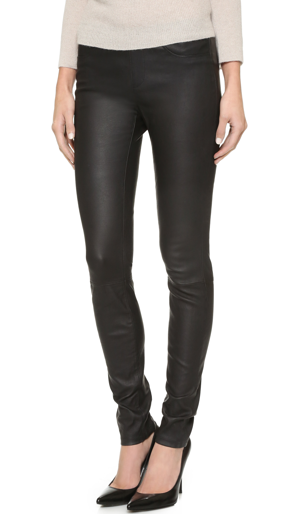 leather jeans helmut lang stretch leather pants | shopbop DBNGVJZ
