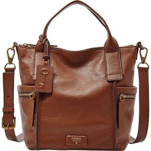 leather purse fossil emerson medium satchel satchel ($198) ❤ liked on polyvore featuring  bags, handbags RFIEWLL