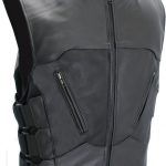 leather vests black interceptor leather vest UVWQQCG
