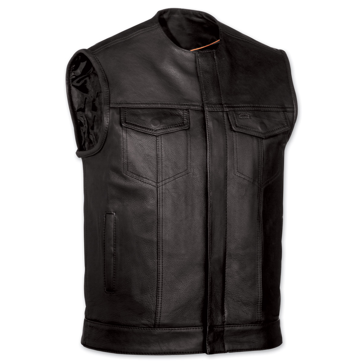 This winter go stylish with leather vests