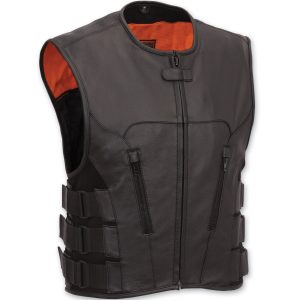 leather vests menu0027s swat team style leather vest NLXAENU