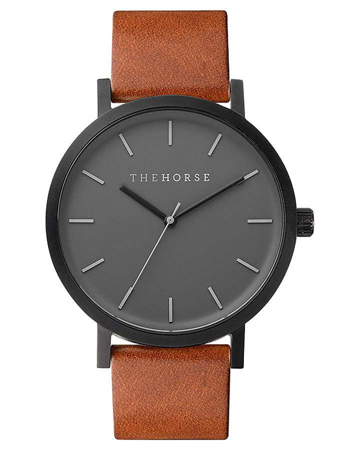 leather watch new-the-horse-the-original-unisex-leather-watch- TYACDCK
