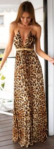 leopard dress leopard LWZZRZO