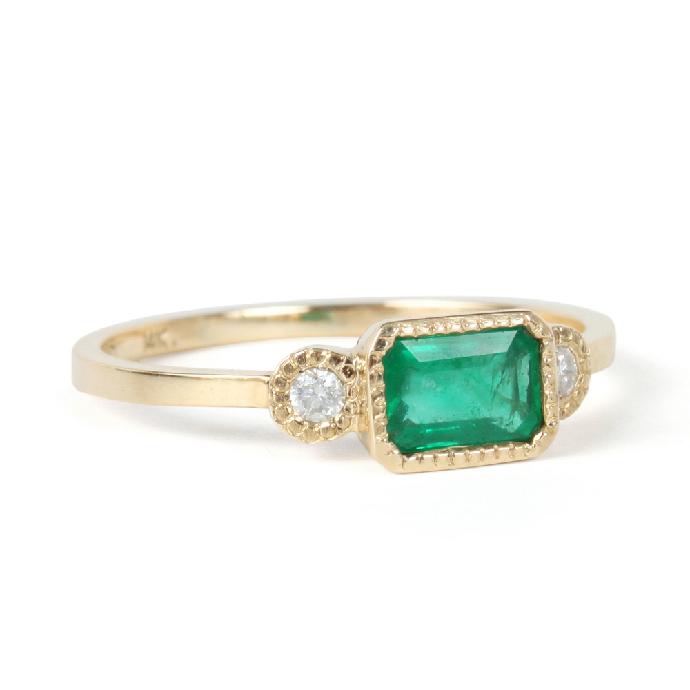 lexie emerald ring GQIBUAF