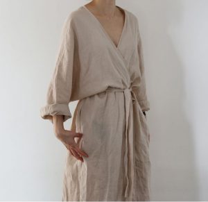 linen dress i have no words for how much i love this · vacation wearlinen dressesfashion JIBOWAT