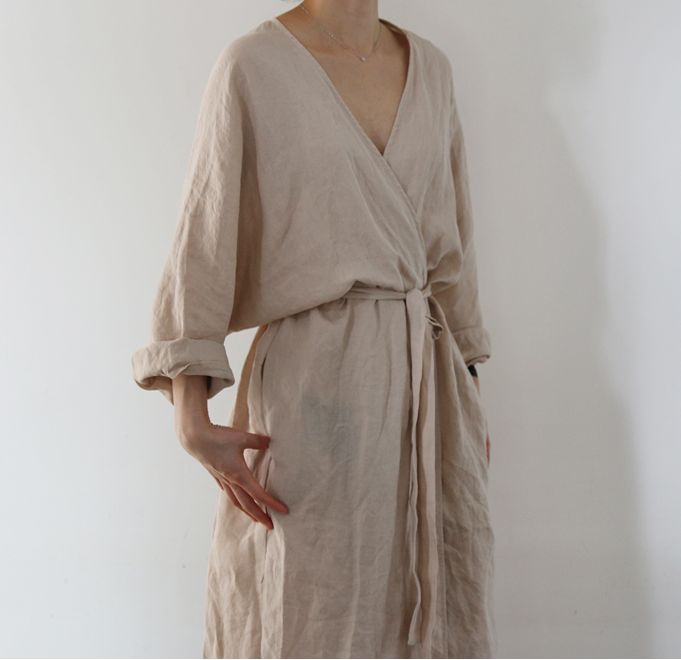 linen dress i have no words for how much i love this · vacation wearlinen dressesfashion JIBOWAT