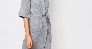 linen dress image 1 of warehouse linen midi dress ZMXEFWT