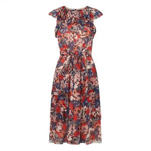 lk bennett dresses kayla floral silk dress ZPKWVLL