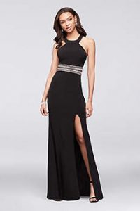 long black dress long sheath halter prom dress - speechless RVCWBOE