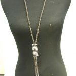 long necklaces long-necklaces, lot wholesale fashion jewelry cz long necklace in black tone THQXTQO