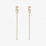 long o-ring chain earrings gold| earrings | eddie borgo YYTBYAM
