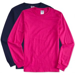 long sleeve t shirt custom jerzees 50/50 long sleeve t-shirt - design long sleeve t-shirts  online at FFUBGVK