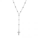 love+faith, cross rosary necklace, 16 KZREQVT