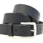 made in usa black latigo leather belt single hole EIAPLXK