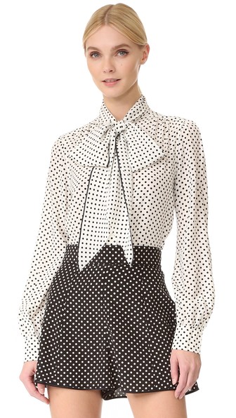 marc jacobs tie neck blouse EXWYJWT