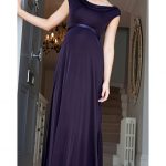 maternity evening dresses liberty maternity gown (blackberry) by tiffany rose ABUFPYV