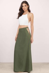 maxi skirts cute black skirts - high waisted skirts - black skirt - $26.00 JRIDOWR