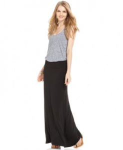 maxi skirts kensie solid knit maxi skirt QYORFXV