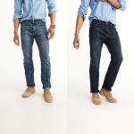 men jeans straight fit that widens at the hem. bottoms. jeans OZYZOUB