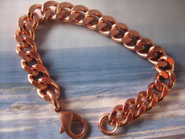 menu0027s 8 inch solid copper bracelet cb670g - 7/16 of an inch DVPMCTN