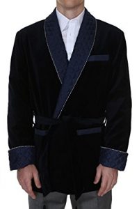 menu0027s smoking jacket bartholomew navy medium VENLYCQ