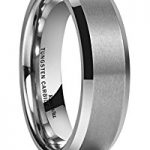 men wedding ring basic 6mm wedding band for men tungsten carbide engagement ring comfort fit RWINSAT