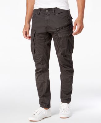 mens cargo pants g-star raw menu0027s rovic 3d slim-fit tapered cargo pants MILTTAL