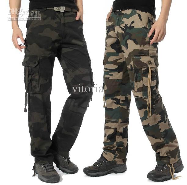 mens combat trousers 2017 men army cargo camo combat trousers pants clothes casual slim fit pant FDPMLRL