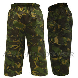 mens combat trousers image is loading mens-camo-3-4-length-army-combat-trouser- XCMNGPP