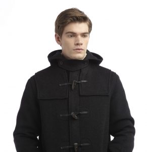 mens duffle coat mens classic duffle coat - charcoal XKIESJE