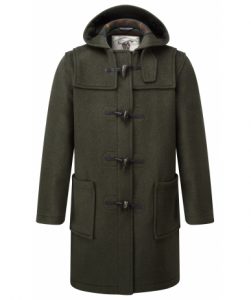 mens duffle coat mens classic duffle coat -- olive PHHXCKI