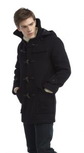 mens duffle coat mens london duffle coat -- navy PSIWONR