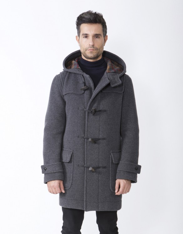 mens duffle coat + quick view sold out grey-mens-duffle-coat-m5-front ... JRHQOHR