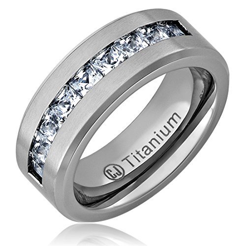 mens engagement rings 8mm titanium promise engagement rings for men | wedding bands for him DVXCQES