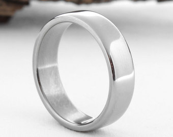 mens engagement rings titanium ring, titanium wedding band, classic wedding band, classic  titanium ring, NEDEPKE