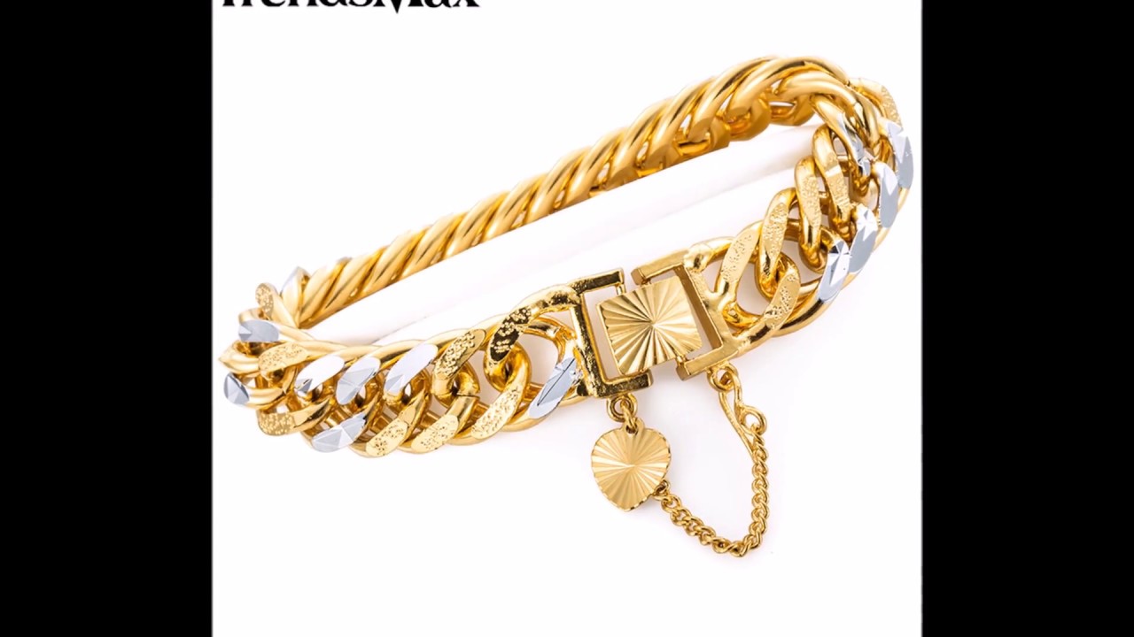 mens gold bracelet designs , latest gold designer bracelets for men - JZKLZWW