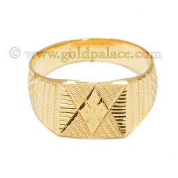 mens gold rings 22 k gold menu0027s ring size 12-0 VUDDEHA