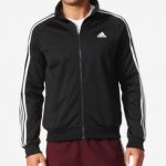 mens hoodies adidas menu0027s essential tricot track jacket GEVCTWA