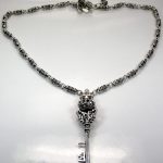 mens necklaces sterling silver crown silver mens necklace TRJEYWV