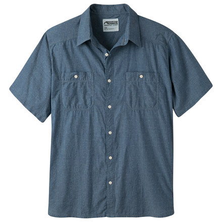 mens short sleeve shirts menu0027s ace indigo short sleeve shirt - mountain khakis IOHGCWT