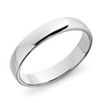 mens wedding bands classic wedding ring in platinum (4mm) OWXFGEF