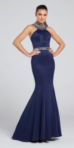 mermaid gowns elegant high neck mermaid gown - ellie wilde - ew117082 KERCXNX