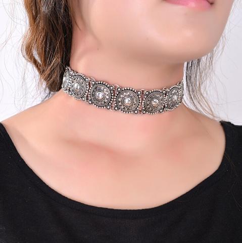 metal choker necklace - ashley jewels TIELOKG