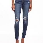 mid-rise distressed rockstar jeans for women VSCFBIH