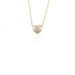 mini heart pendant in 14k yellow gold IKWCYZY