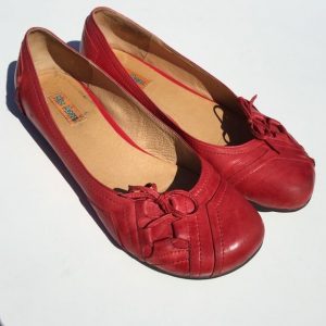 miz mooz shoes miz mooz ditto red tie leather flats 8.5 WQMCXBH