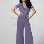 mob lilac womenu0027s dressy pant suits for weddings | ... mother of the wedding UTJHNGN