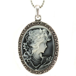 most beautiful cameo necklace under $50 TZJTSDD