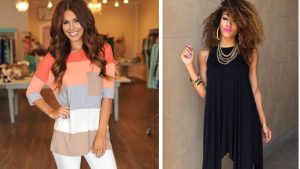 most figure-flattering tops to wear with leggings SDUPIYW